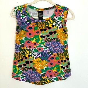 NOOWORKS “People I’ve Loved” print Muscle Tee in size small